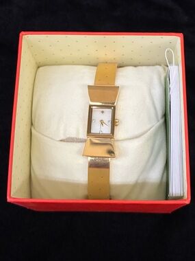 Kate Spade Women's Watch Bow Bangle Gold-Tone